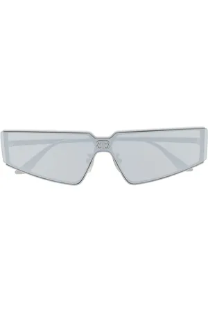 Balenciaga Gafas de sol Shield 2.0 con montura rectangular