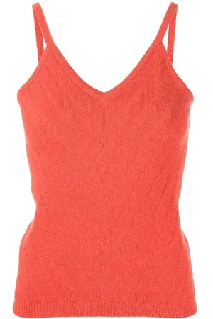 CHANEL Top de punto de cachemira 1997