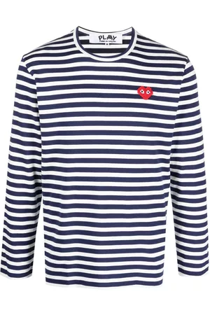 Comme des Garçons Camiseta con motivo de rayas