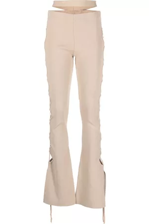 ANDREADAMO Pantalones bootcut con aberturas