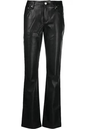 MISBHV Pantalones rectos con cinturilla elástica