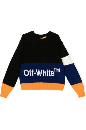 OFF-WHITE Jersey de punto de intarsia a paneles