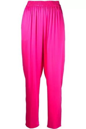 GIANLUCA CAPANNOLO Cropped silk trousers