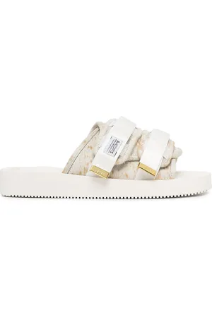 SUICOKE Sandalias Moto-Vhl con ribetes de borrego