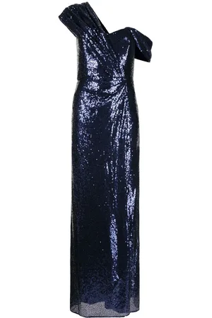 Badgley Mischka Vestido midi con hombros descubiertos