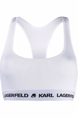 Karl Lagerfeld Sujetador deportivo con banda del logo