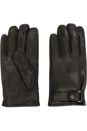 Armani Exchange Guantes con logo en relieve