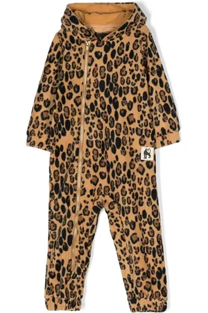 Mini Rodini Pelele con estampado de leopardo