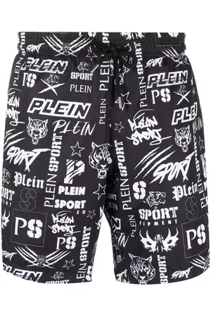 Philipp Plein Bañador slip con logo estampado