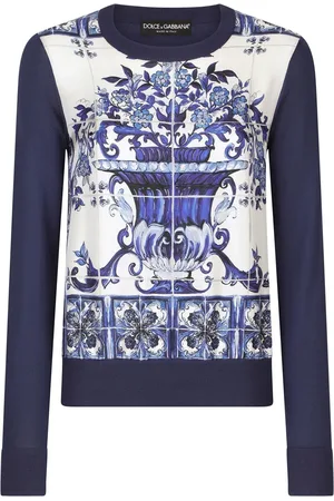 Dolce & Gabbana Jersey con estampado Mayólica