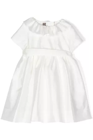 LITTLE BEAR Vestido con cuello de flecos