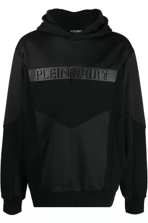 Philipp Plein Sudadera con capucha y logo en relieve
