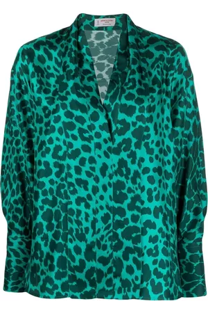 ALBERTO BIANI Camisa con motivo de leopardo