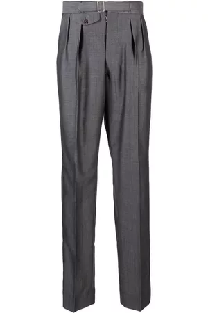 Maison Margiela Pantalones ajustados con cinturón