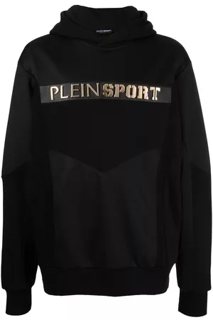 Philipp Plein Sudadera con capucha y logo en relieve
