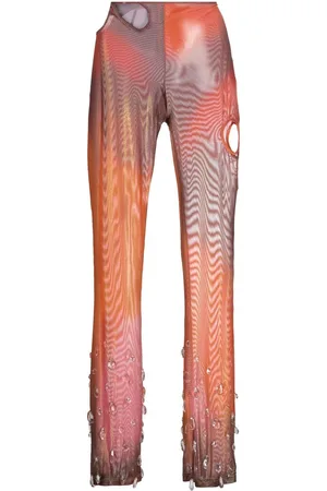 GCDS Pantalones acampanados Sita Drops