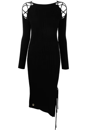 Philipp Plein Vestido con detalles de encaje
