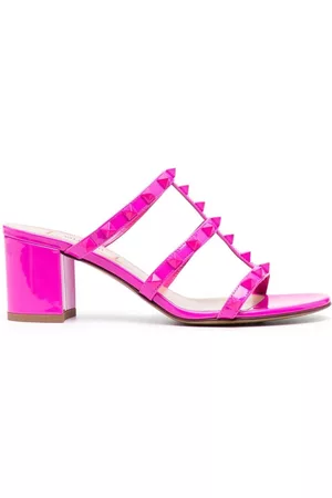 VALENTINO GARAVANI Mules con aplique Rockstud