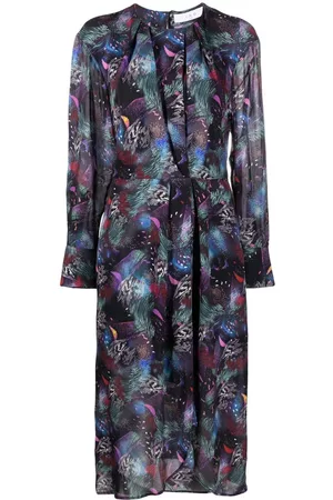 IRO Vestido midi con motivo gráfico