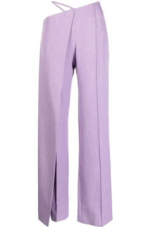 ALEKSANDRE AKHALKATSISHVILI Pantalones anchos asimétricos
