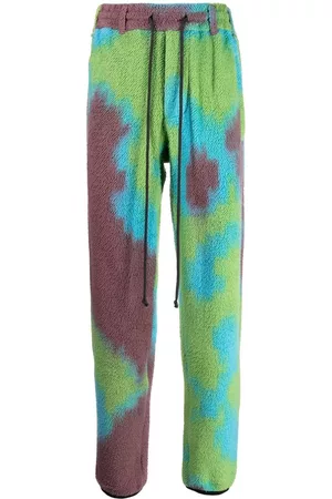SONG FOR THE MUTE Pantalones de chándal con motivo tie-dye