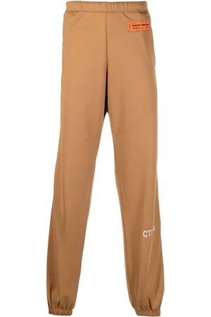 Heron Preston Pantalones de chándal con parche del logo