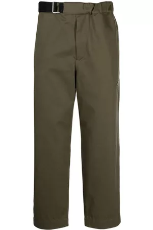 OAMC Pantalones capri con cinturón