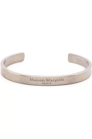 Maison Margiela Brazalete con logo grabado