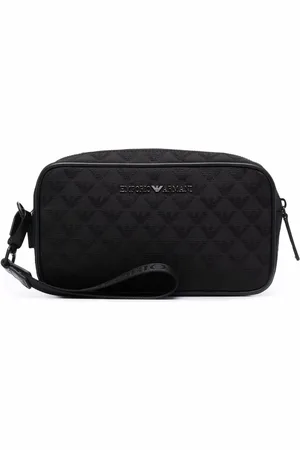 Emporio Armani Bolso de mano con placa del logo