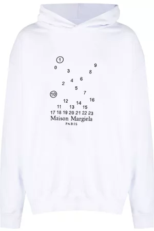 Maison Margiela Sudadera con capucha y logo bordado