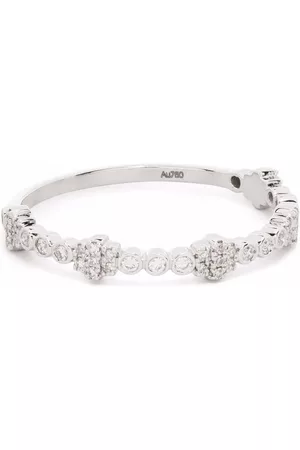 DJULA Anillo Accumulation en oro blanco de 18 ct con diamantes