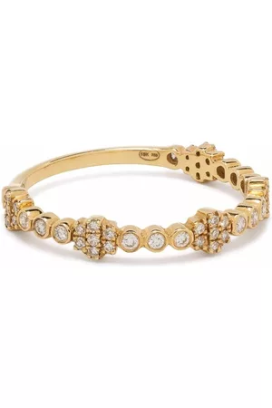 DJULA Anillo Accumulation en oro amarillo de 18 ct con diamantes