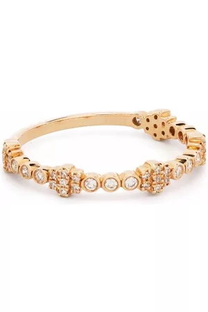 DJULA Anillo Accumulation en oro de 18 ct con diamantes