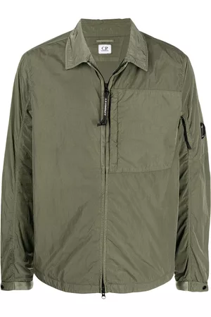 C.P. Company Chaqueta con cremallera y detalle Lens
