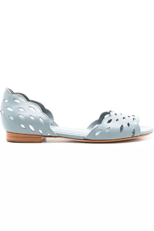 Sarah Chofakian Sandalias Vivienne con perforaciones
