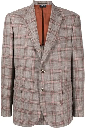N.PEAL Blazer a cuadros