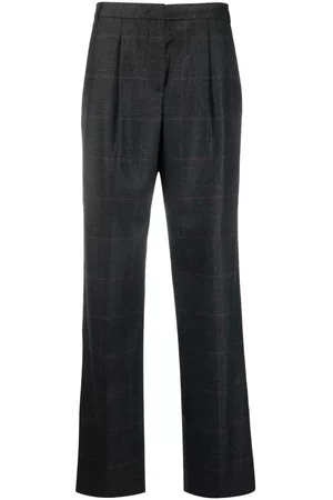 Aspesi Pantalones anchos a cuadros