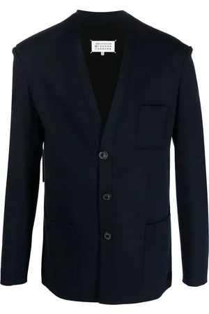 Maison Margiela Blazer con botones y costura Milano