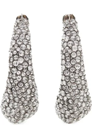 Alexander McQueen Aros con aplique de cristal