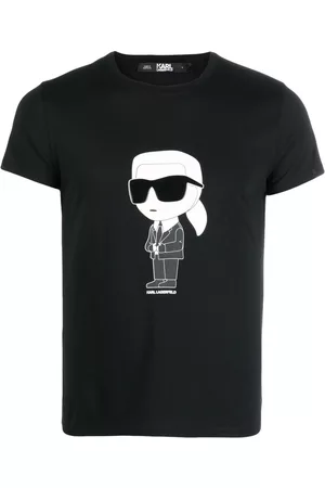 Karl Lagerfeld Camiseta de algodón orgánico Ikon