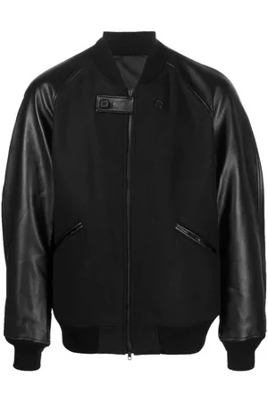 Y-3 Chaqueta bomber con mangas en contraste
