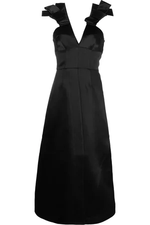 Jil Sander Vestido midi con detalle de lazo