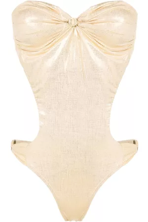 AMIR SLAMA Bañador con detalle de aberturas