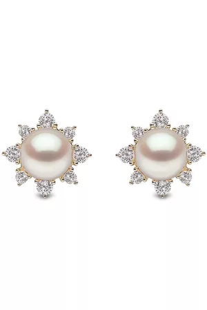 Yoko London Pendientes Trend en oro amarillo de 18 ct con diamantes