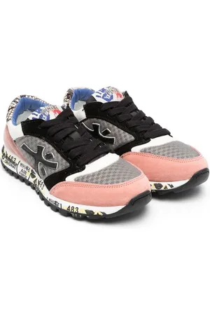 Premiata Zapatillas con paneles y cordones