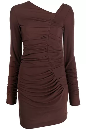 Helmut Lang Vestido ajustado con diseño asimétrico