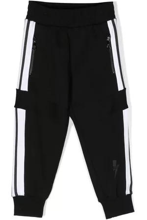 Neil Barrett Pantalones de chándal con logo estampado