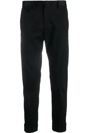 LOW BRAND Pantalones de vestir capri de talle bajo