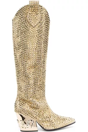 Philipp Plein Botas Strass CowBoy