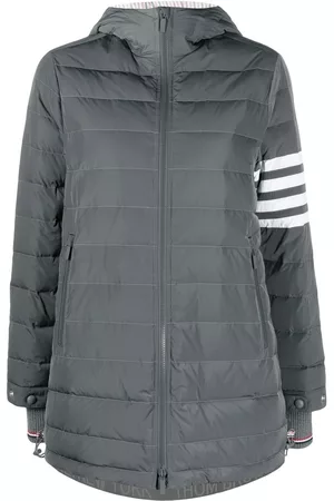Thom Browne Chaqueta de esquí con capucha y motivo 4-Bar